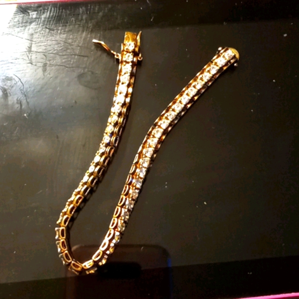 CZ tennis bracelet